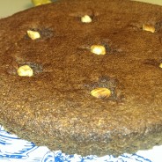 makovo orechový koláč